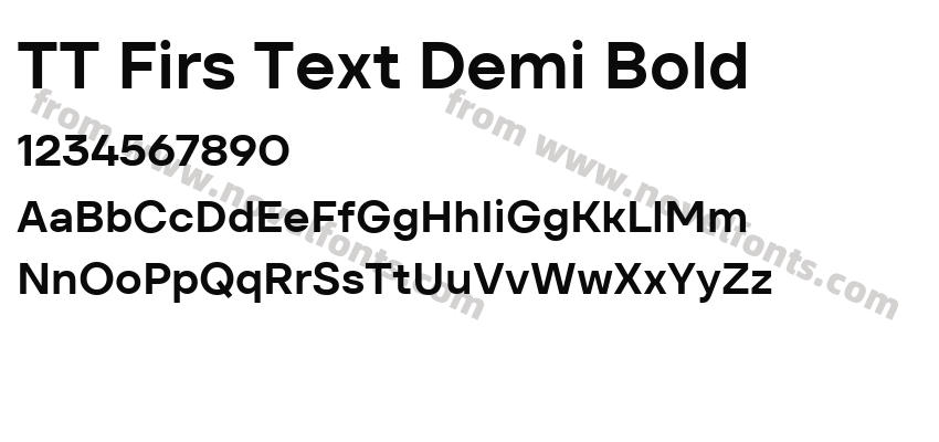 TT Firs Text Demi BoldPreview