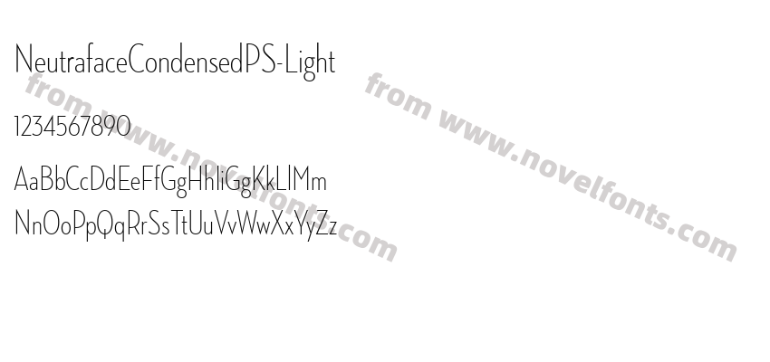 NeutrafaceCondensedPS-LightPreview