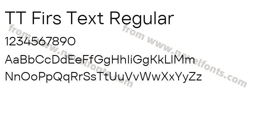 TT Firs Text RegularPreview
