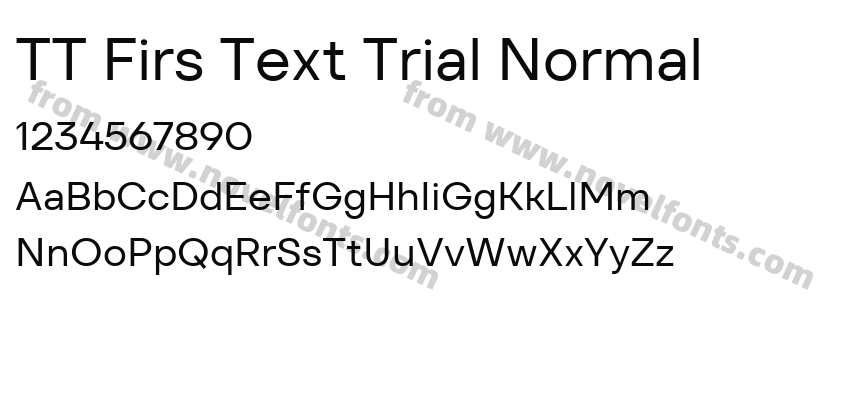 TT Firs Text Trial NormalPreview