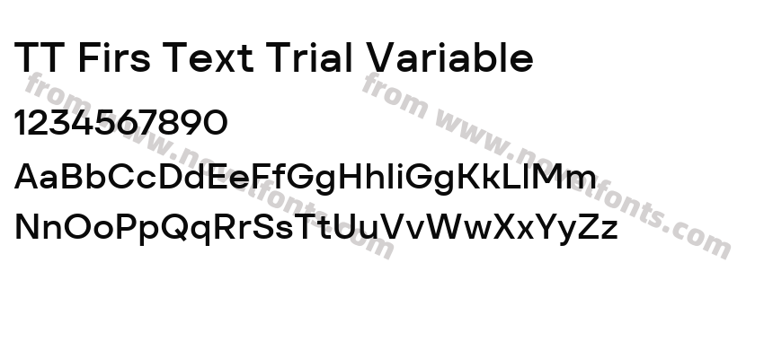 TT Firs Text Trial VariablePreview