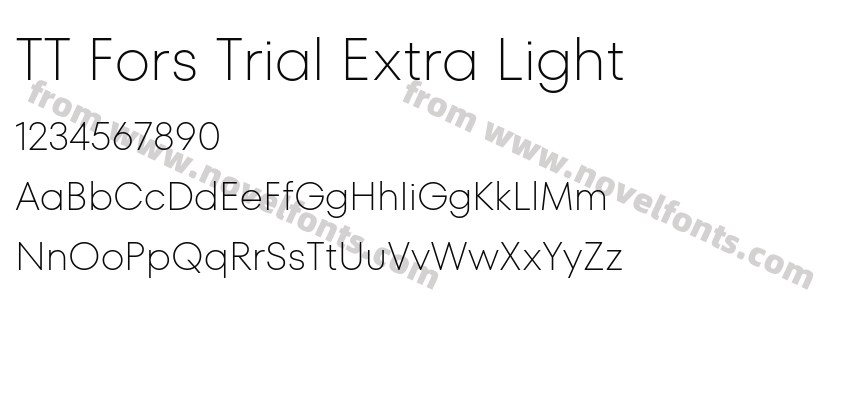 TT Fors Trial Extra LightPreview