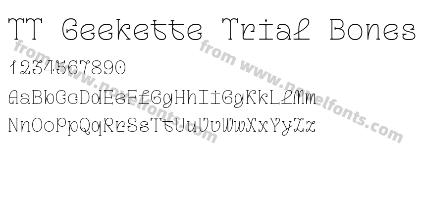 TT Geekette Trial BonesPreview