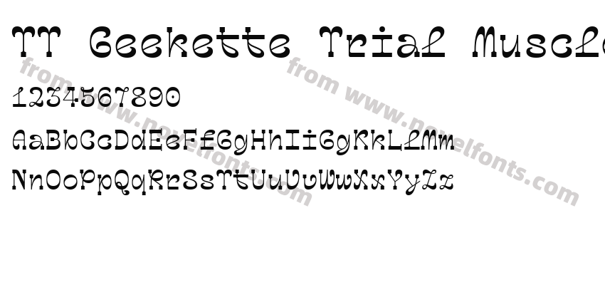 TT Geekette Trial MusclesPreview