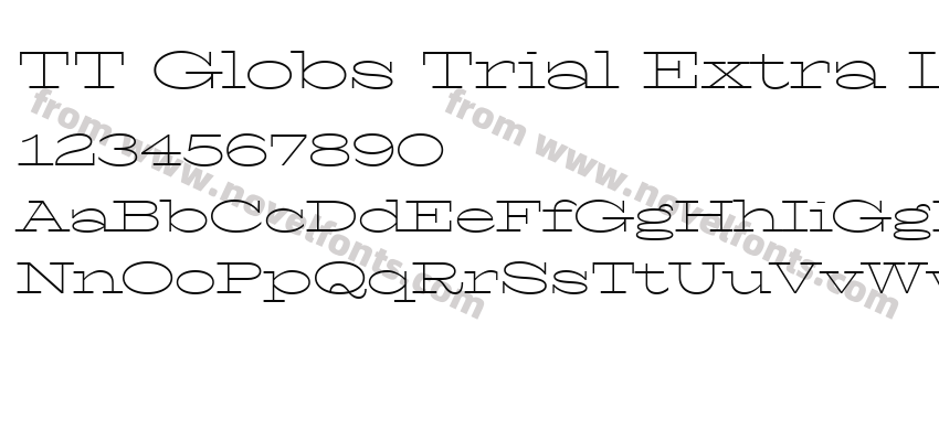 TT Globs Trial Extra LightPreview