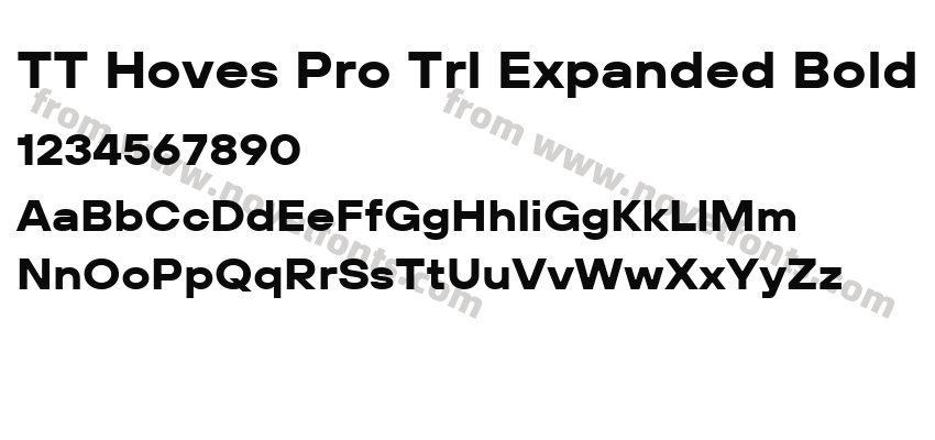 TT Hoves Pro Trl Expanded BoldPreview
