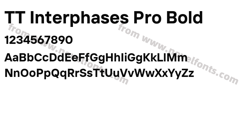 TT Interphases Pro BoldPreview
