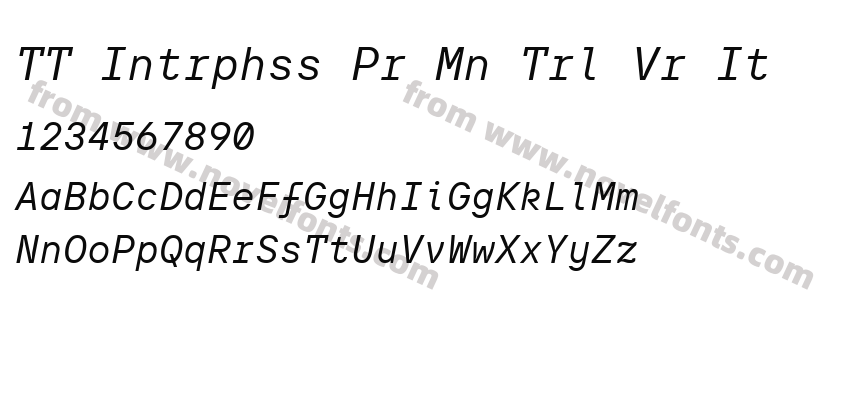 TT Intrphss Pr Mn Trl Vr ItPreview