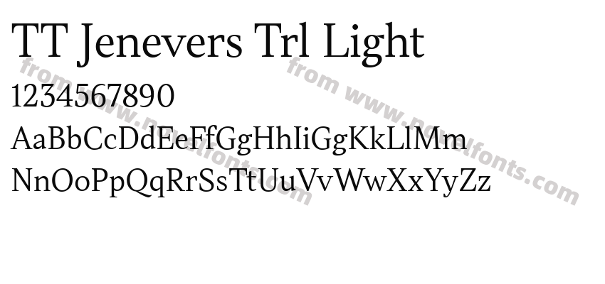 TT Jenevers Trl LightPreview