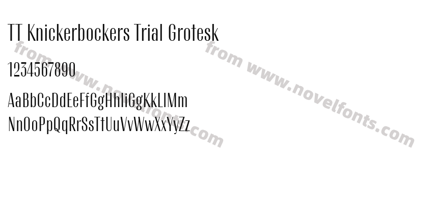 TT Knickerbockers Trial GroteskPreview