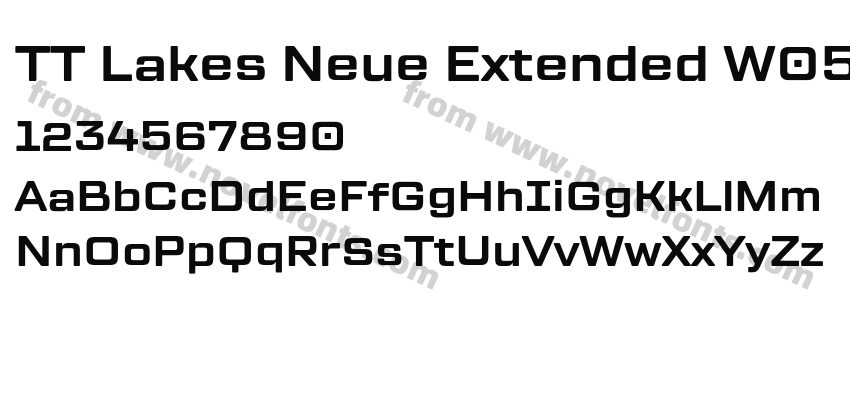 TT Lakes Neue Extended W05 BoldPreview