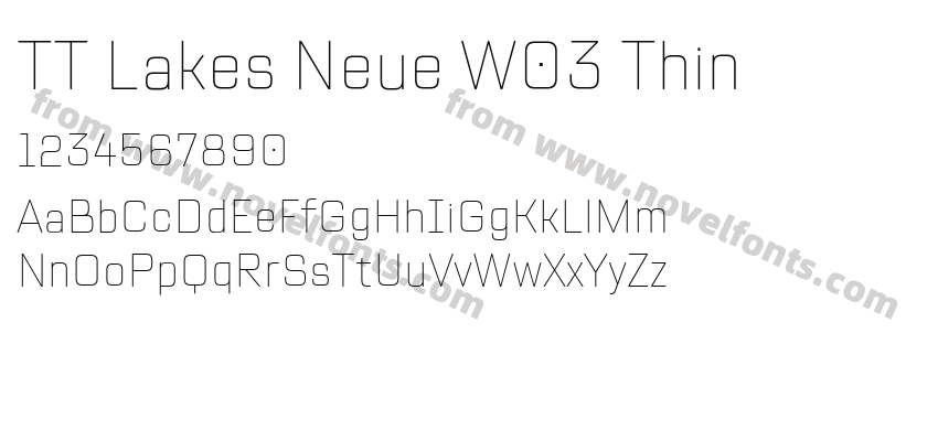 TT Lakes Neue W03 ThinPreview