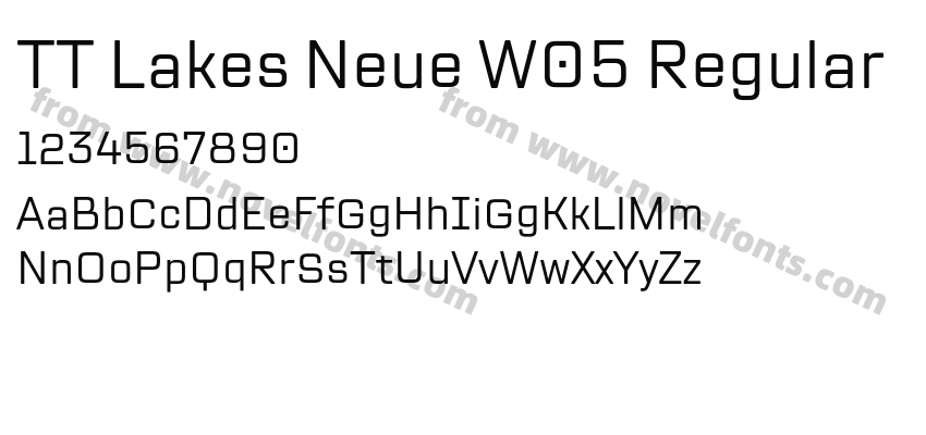 TT Lakes Neue W05 RegularPreview