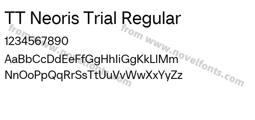 TT Neoris Trial RegularPreview