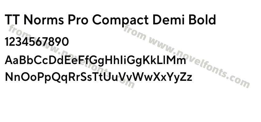 TT Norms Pro Compact Demi BoldPreview