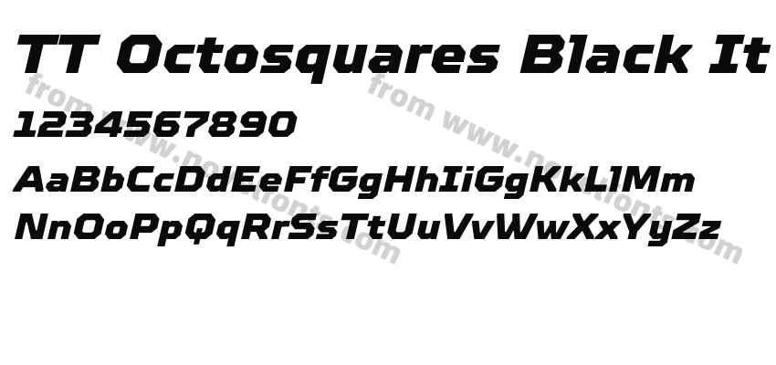 TT Octosquares Black ItPreview
