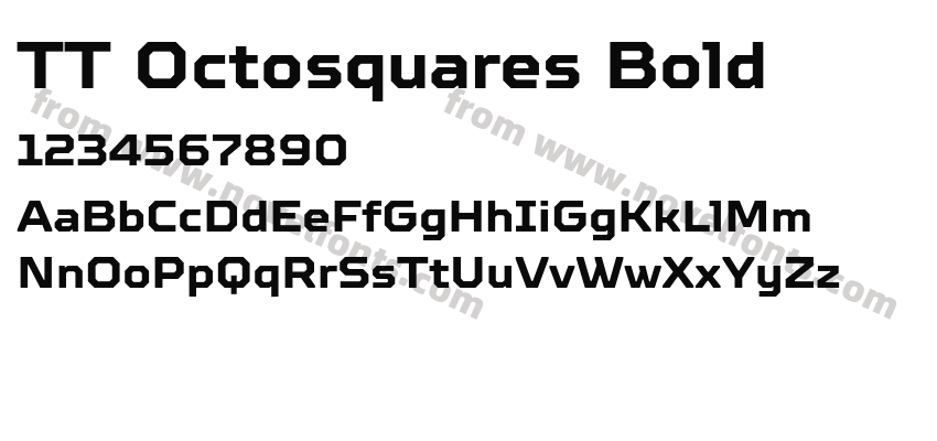 TT Octosquares BoldPreview