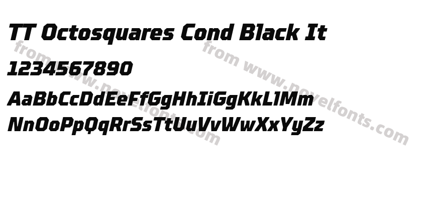 TT Octosquares Cond Black ItPreview