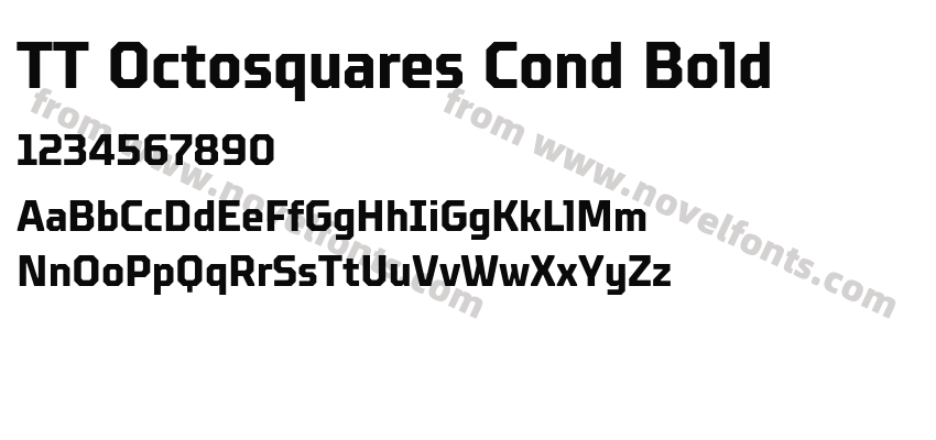 TT Octosquares Cond BoldPreview