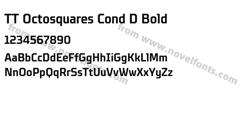 TT Octosquares Cond D BoldPreview