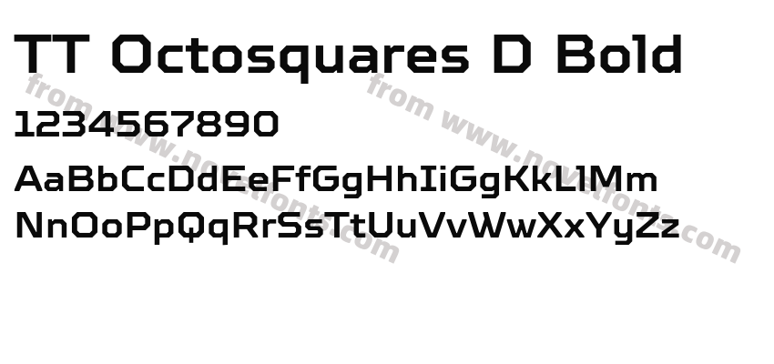 TT Octosquares D BoldPreview