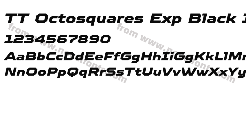 TT Octosquares Exp Black ItPreview