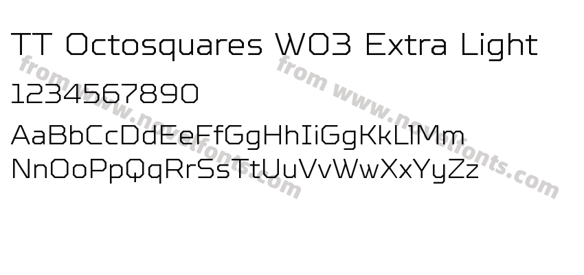 TT Octosquares W03 Extra LightPreview