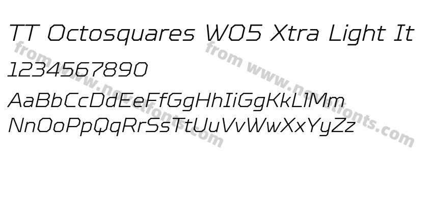 TT Octosquares W05 Xtra Light ItPreview