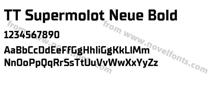 TT Supermolot Neue BoldPreview