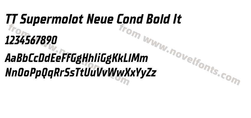 TT Supermolot Neue Cond Bold ItPreview
