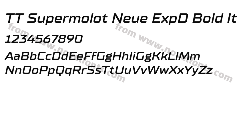 TT Supermolot Neue ExpD Bold ItPreview