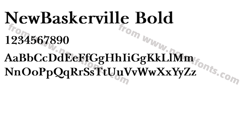 NewBaskerville BoldPreview