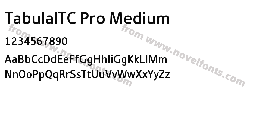 TabulaITC Pro MediumPreview