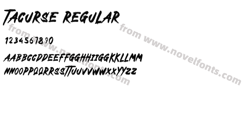 Tacurse RegularPreview