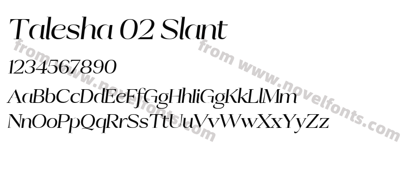 Talesha 02 SlantPreview
