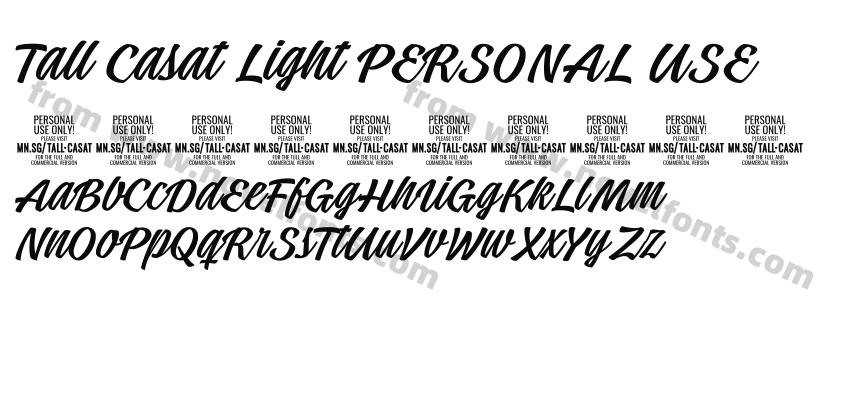 Tall Casat Light PERSONAL USEPreview