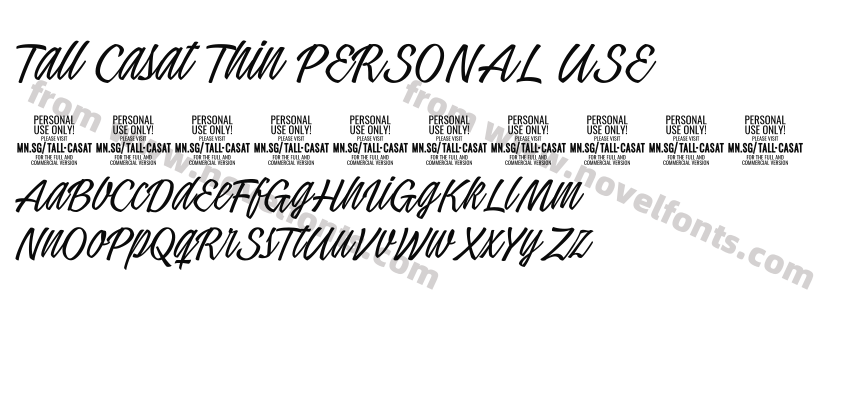 Tall Casat Thin PERSONAL USEPreview