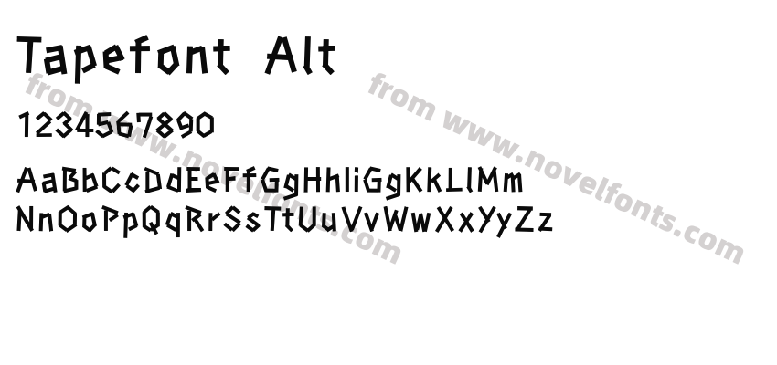 Tapefont AltPreview