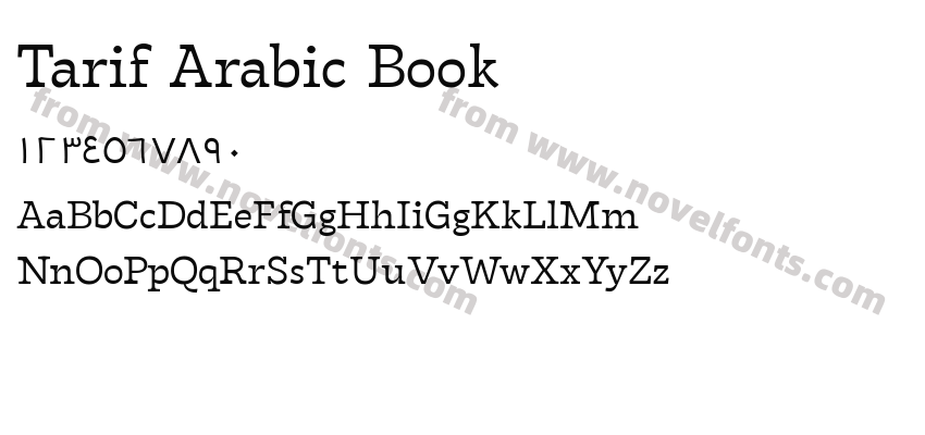 Tarif Arabic BookPreview