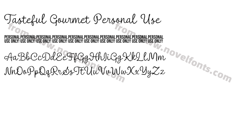 Tasteful Gourmet Personal UsePreview