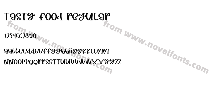 Tasty Food RegularPreview