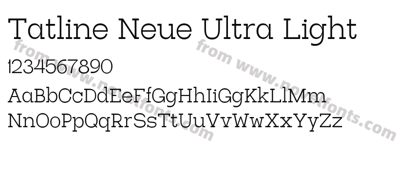Tatline Neue Ultra LightPreview