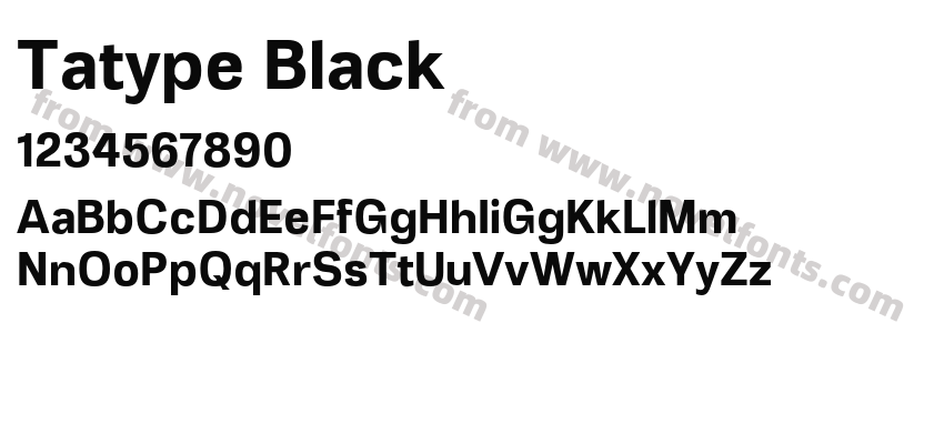 Tatype BlackPreview