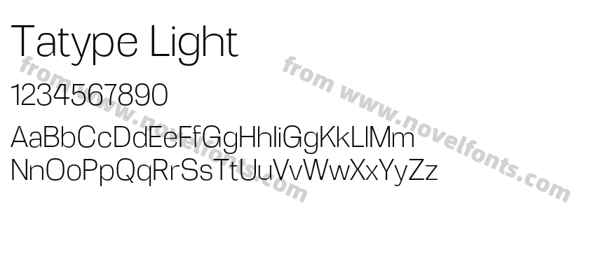 Tatype LightPreview