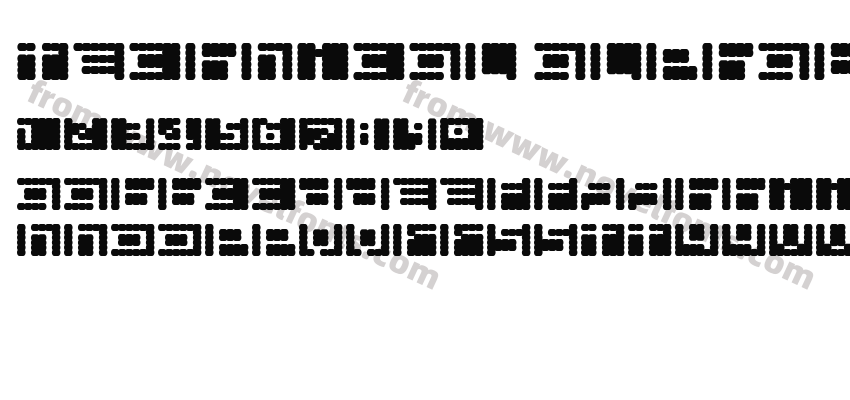 Technical Alphabet Extra BlackPreview