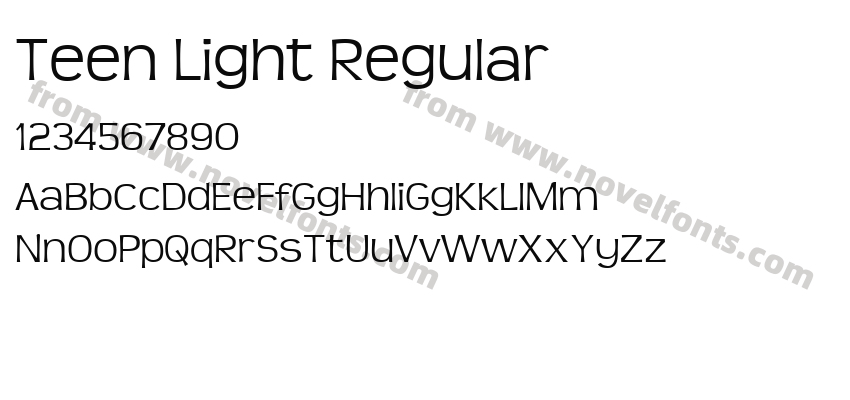 Teen Light RegularPreview