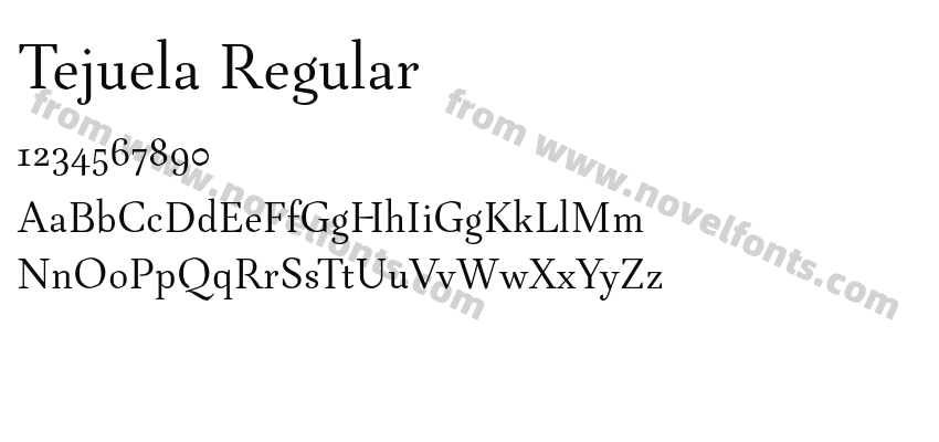 Tejuela RegularPreview