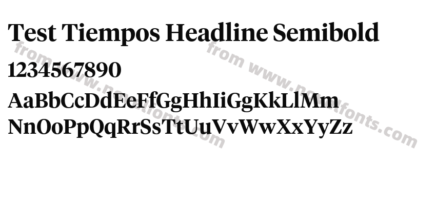 Test Tiempos Headline SemiboldPreview