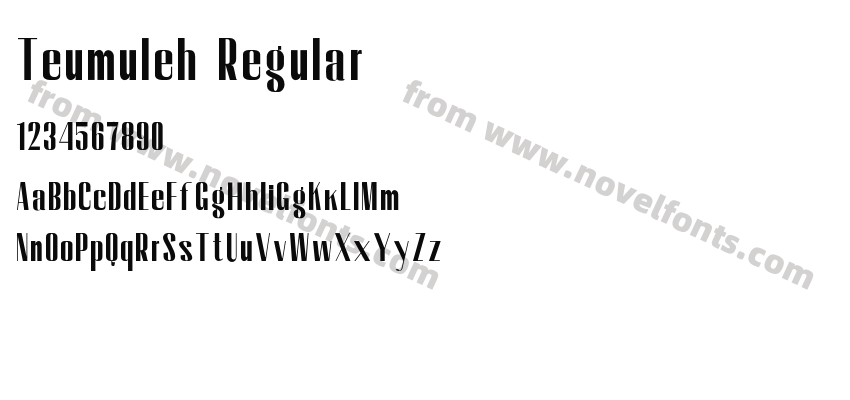 Teumuleh RegularPreview