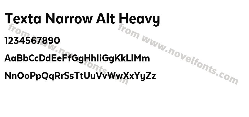 Texta Narrow Alt HeavyPreview